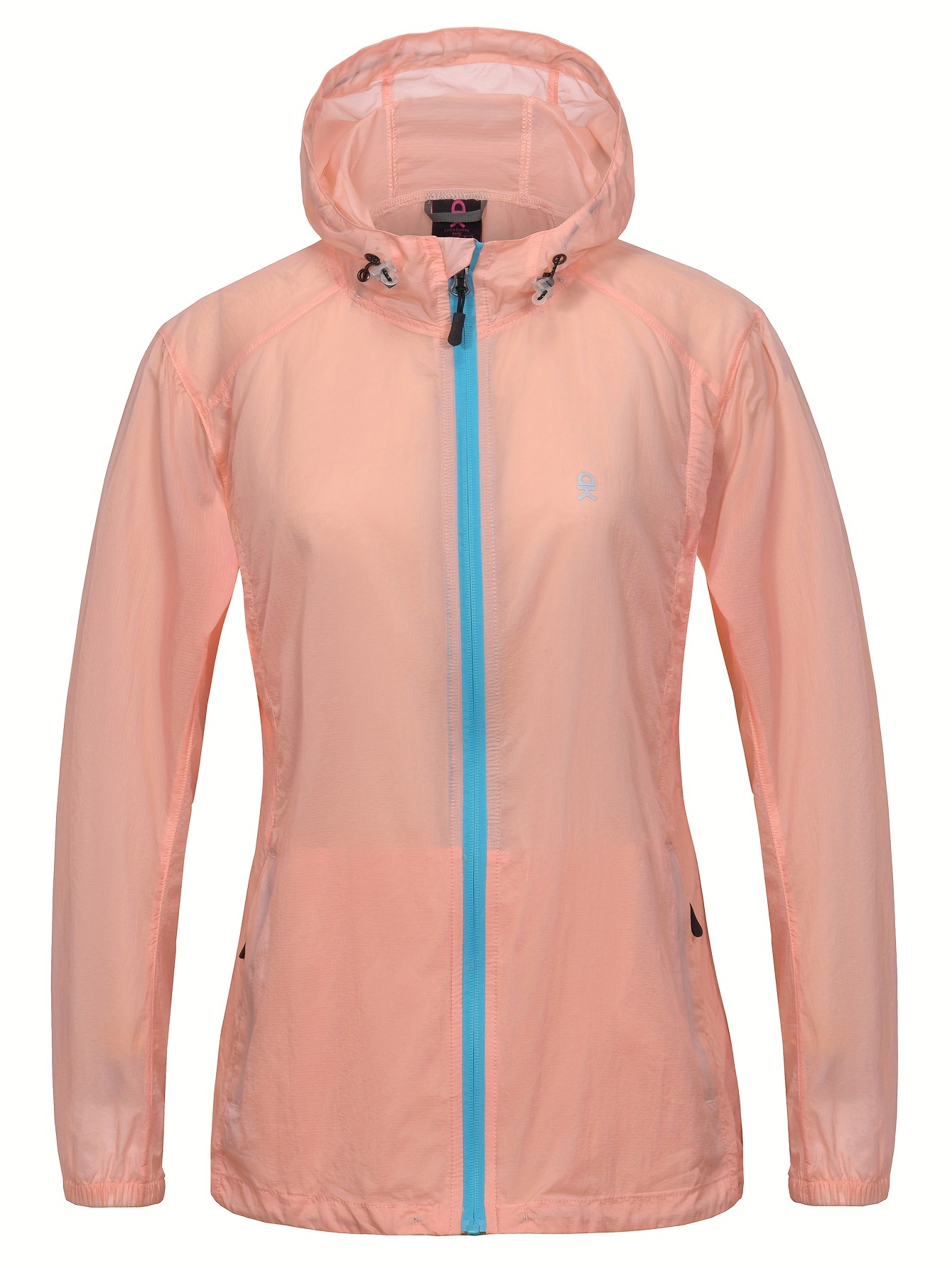  Breathable Summer Womens Long Sleeve Full Zip Shirt Solid Color  SPF Sun Protection Hoodie Hiking Jacket Performance : Sports & Outdoors