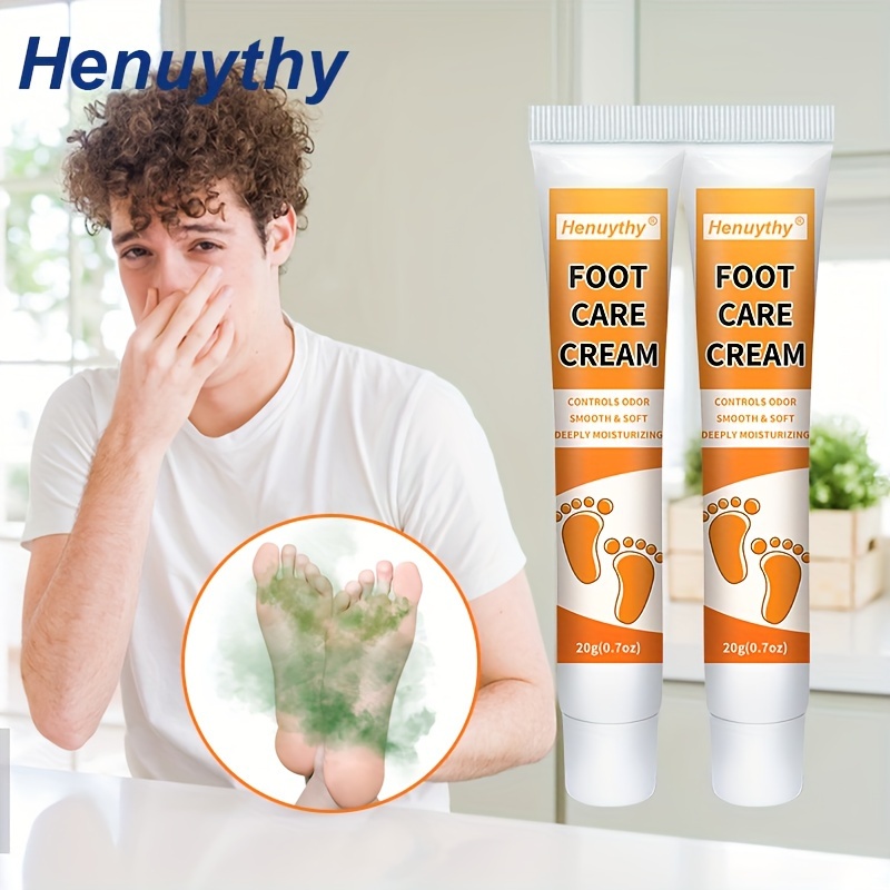 

intensive Care" Henuythy 2-pack Foot Cream For Dry, Cracked Skin - Salicylic Acid & Bha Infused, Odor Control, Moisturizing Care For All Skin Types