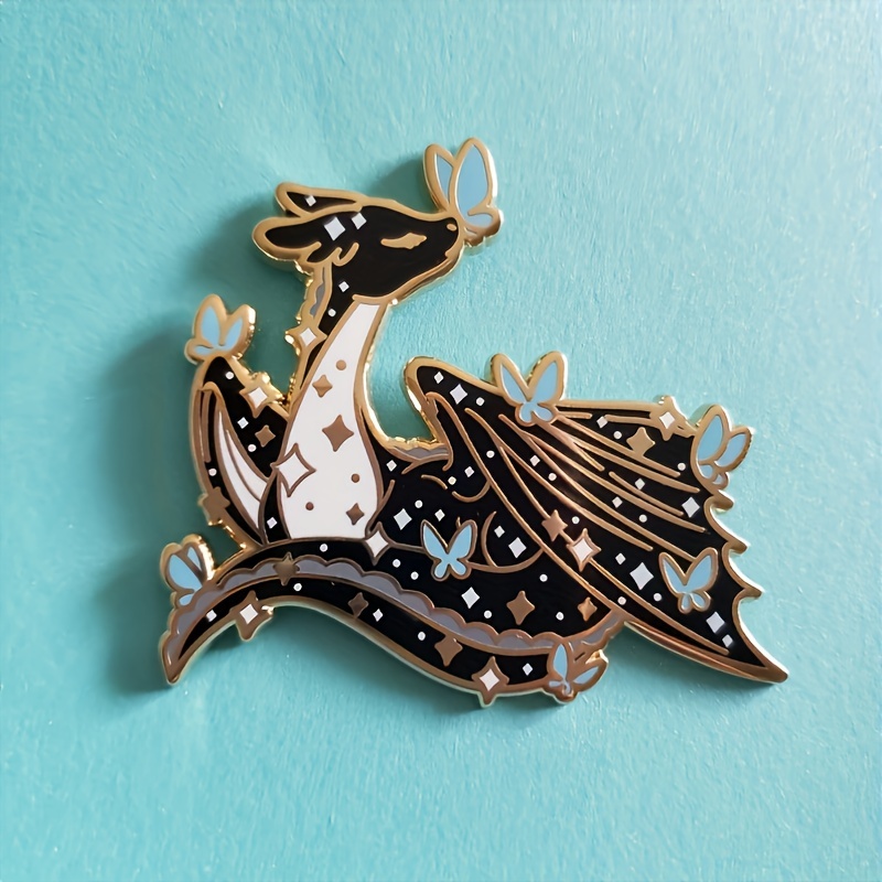 

Enamel Pin - Novelty Alloy Brooch For Backpacks, Collars &