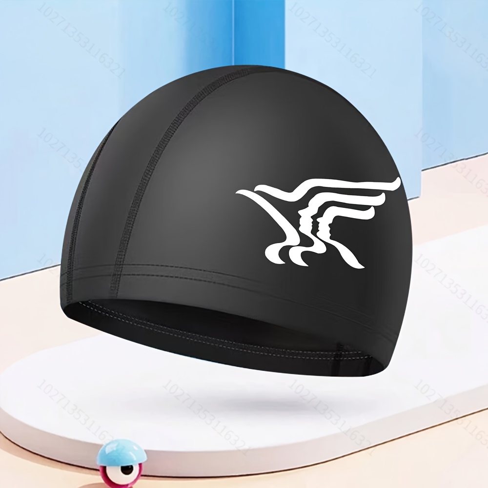 TEMU 1 Adult-sized Non-slip Swim Cap, Suitable For Men And Women, Soft, Comfortable, And Lightweight, Ideal For Indoor And Outdoor Swimming, A Great