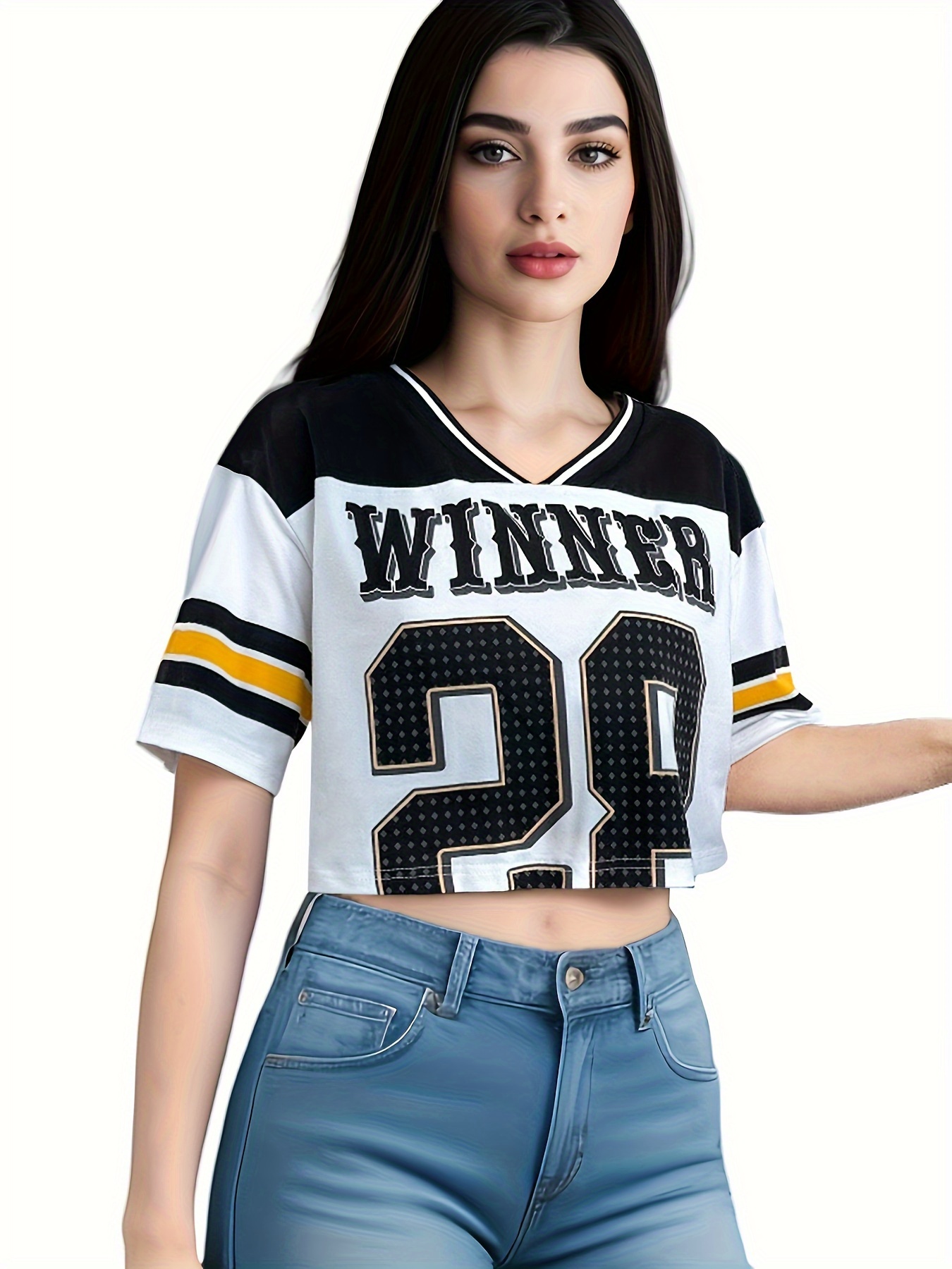 camiseta fútbol americano mujer estampado Temu El Salvador