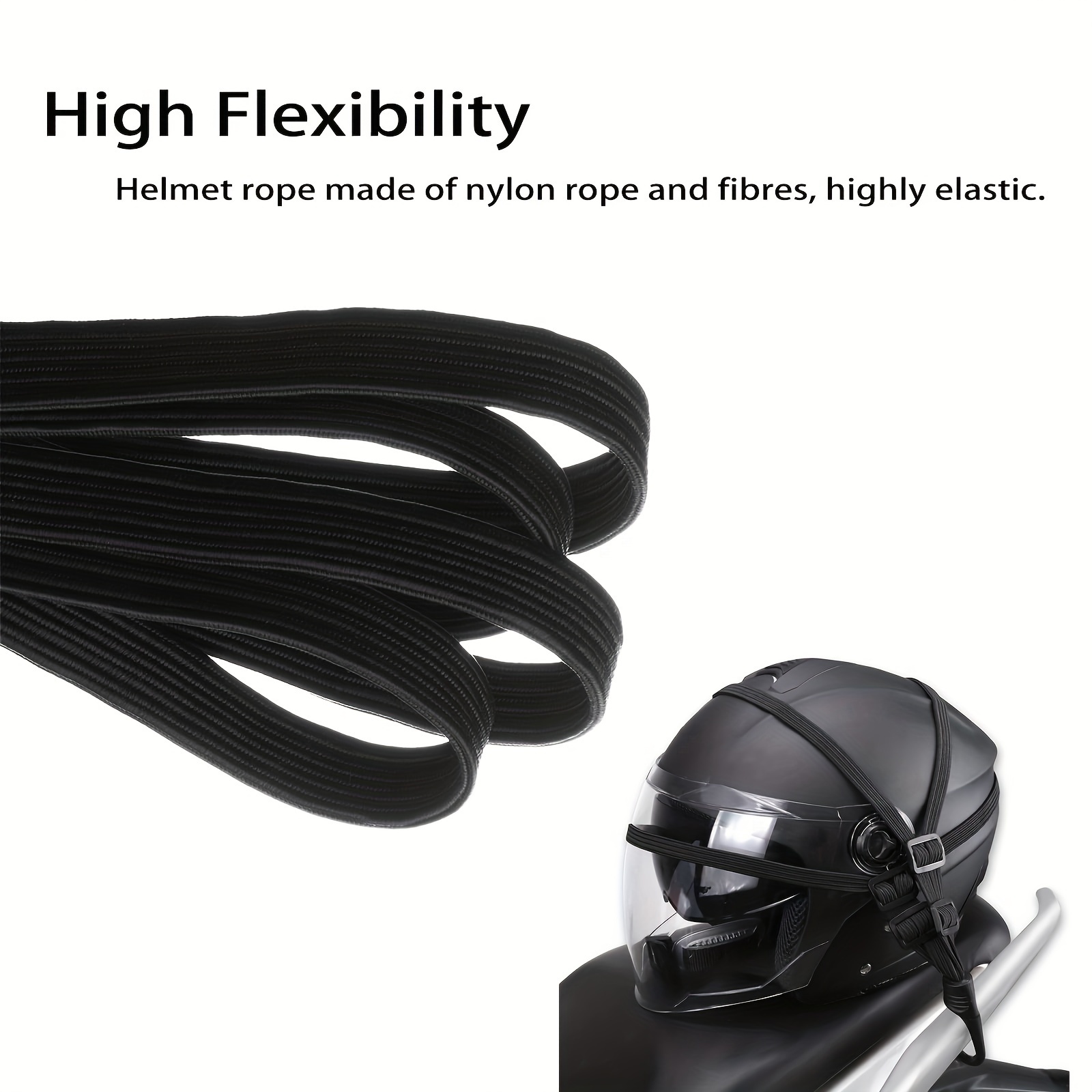 Motorcycle Helmet Ropemotorcycle Helmet Luggage Elastic Rope