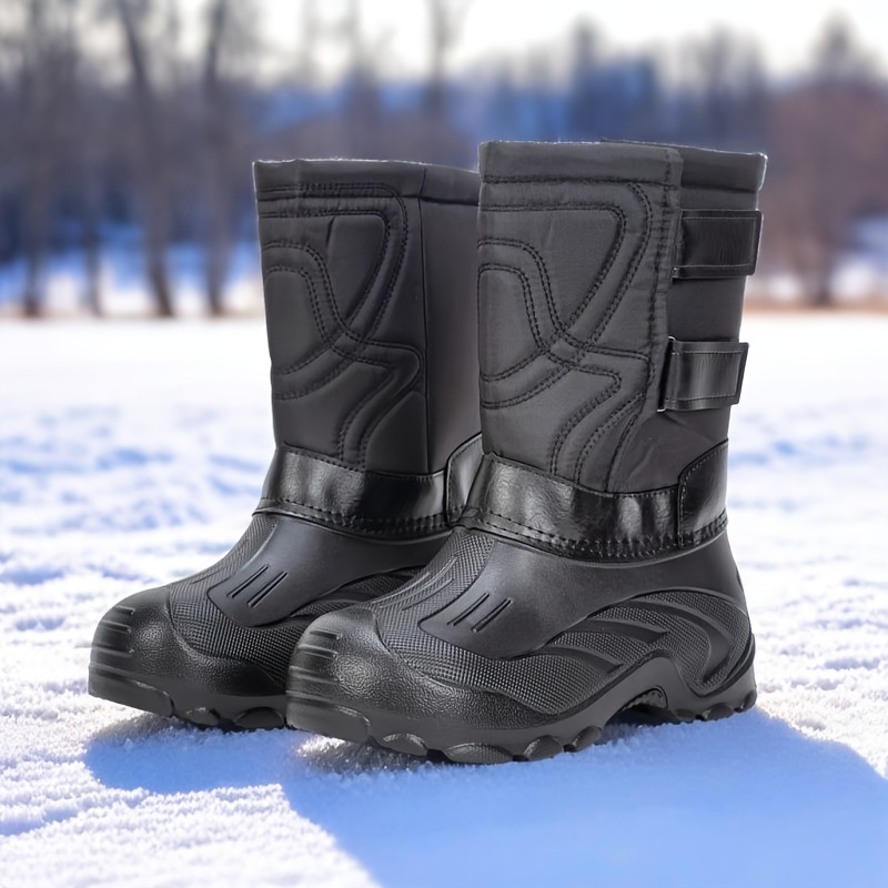mens lightweight winter snow boots slip non slip cold - Temu display picture 3