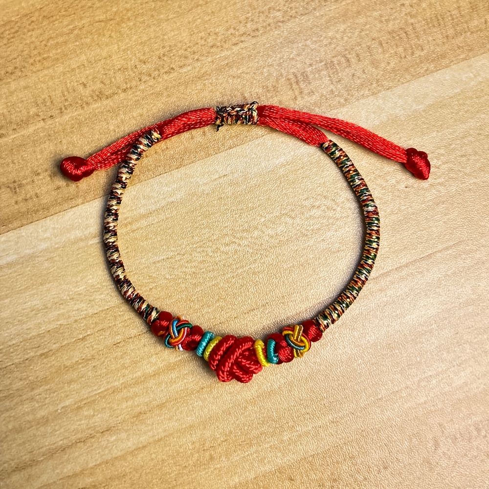 2pc Handmade Concentric Knot Blessing Bracelets Set