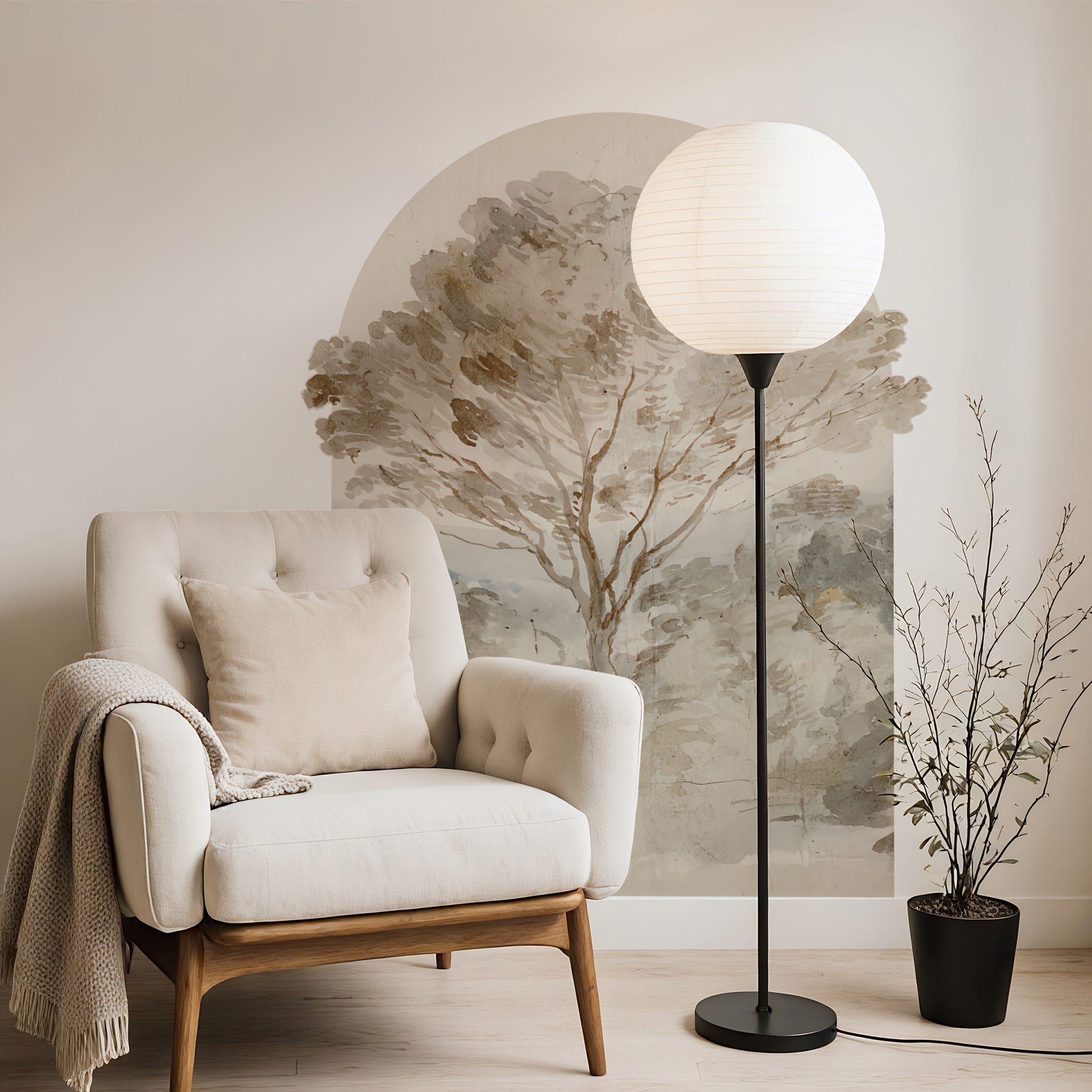 Tree Scenic Arch Wall Sticker Decal