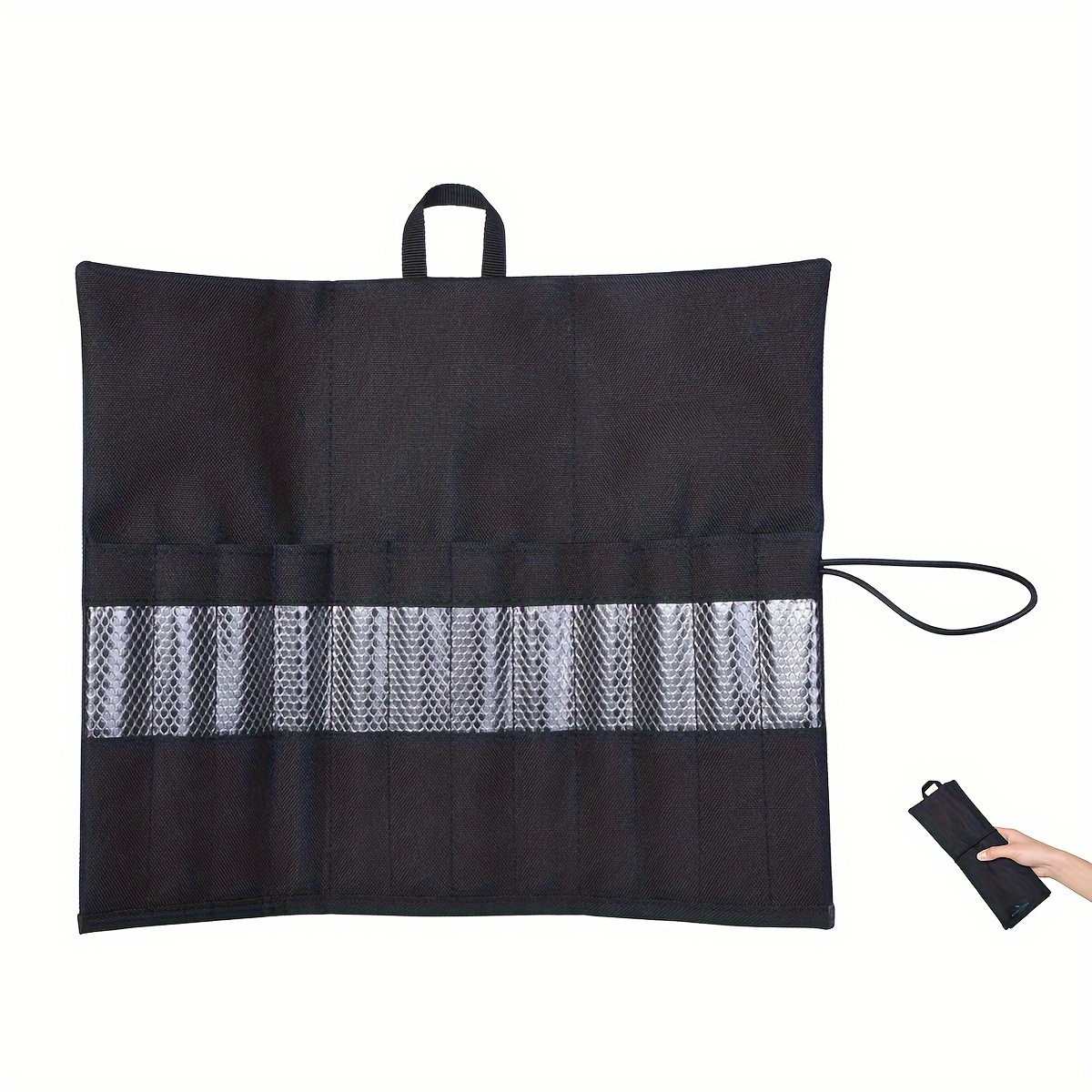 Voyage Outdoor Roll Storage Bag For Straw Tent Pegs Stakes Flatware Carry Bag Portable Cutlery Bag
