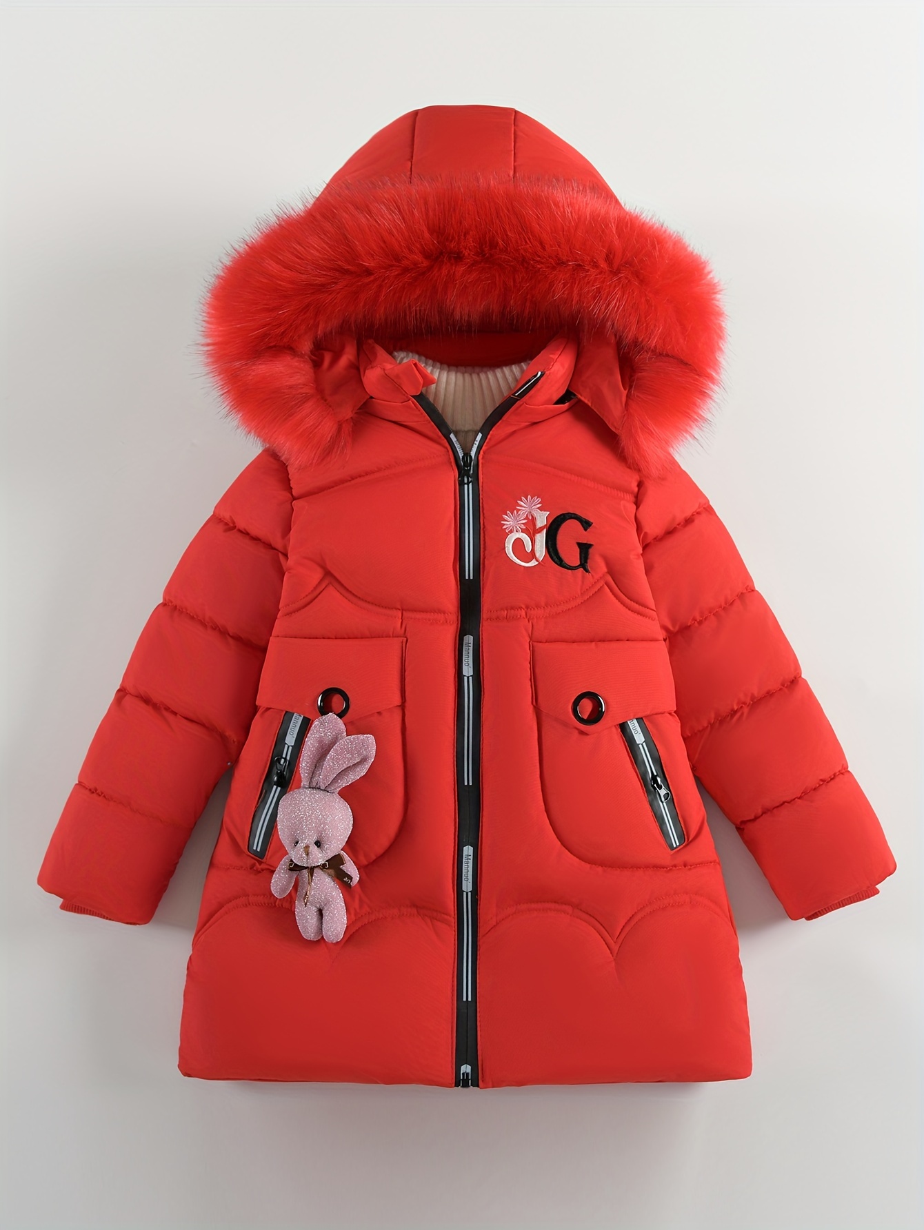 Veste Coton Chaude Manteau Hiver Coton Fausse Fourrure Enfant