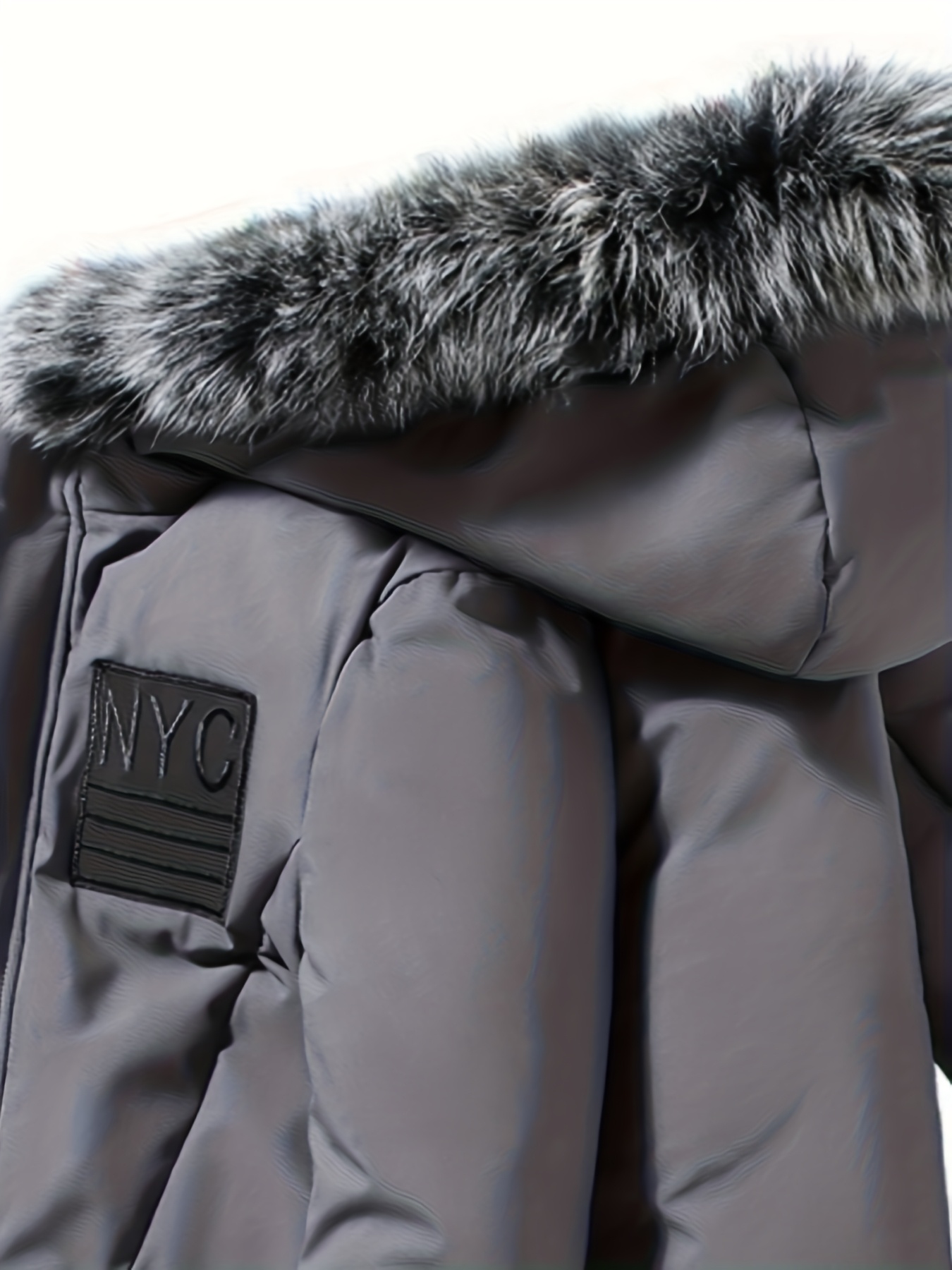 Men's Heavyweight Hooded Long Down Jacket for Winter