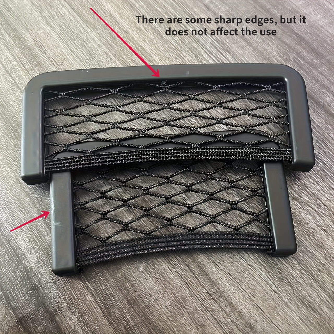 E-shop 2 Stück & Wohnmobil Aufbewahrungsnetz- – Klebebefestigte Wandorganizer mit verstellbaren Mesh-Fächern, langlebiges Kunststoffmaterial,