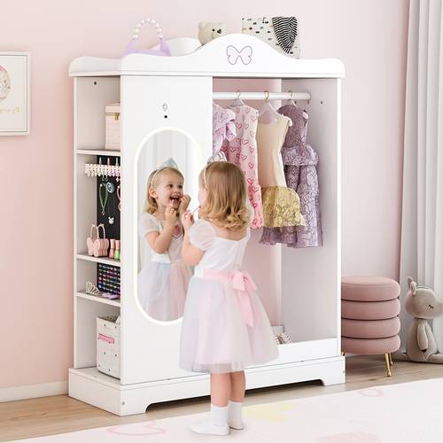 kids with jewelry cabinet kids dress up storage wth shelves girls wardrode costume organizer with mirror children closet with for bedroom kids room girls kids room furniture bedroom storage stylish kids wardrobe design hardwood construction quality wardrobe parents organizing childrens clothing