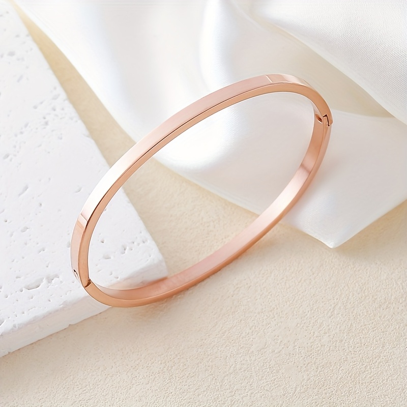 Women's Minimalist Glossy 18Kgf Bangle