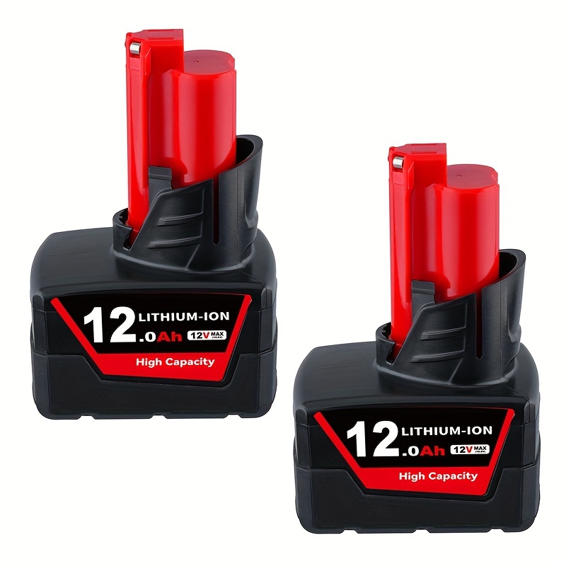 

2 Pack 12v 12000mah For Lithium-ion Replacement Battery 12v Power Tools 48-11-2402 48-11-2440 48-11-2411 48-11-2420 - 12ah