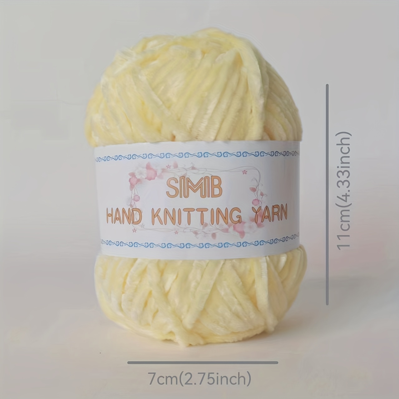 13 Skeins Hand-Knitted Medium-Weight Chenille Yarn Bundle