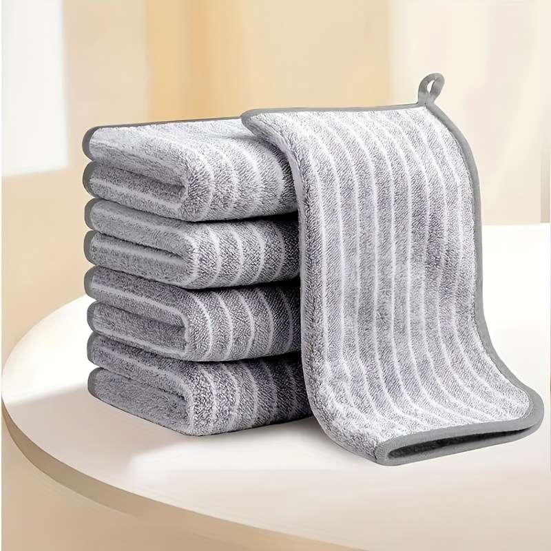 TEMU Oil Stain Cloth 5pcs Set, Kitchen Cloth, Stove Cloth, Dish Towel, Oil Stain Special, Wiping Cloth, Countertop Cloth, Microfiber Cloth, Kitchen