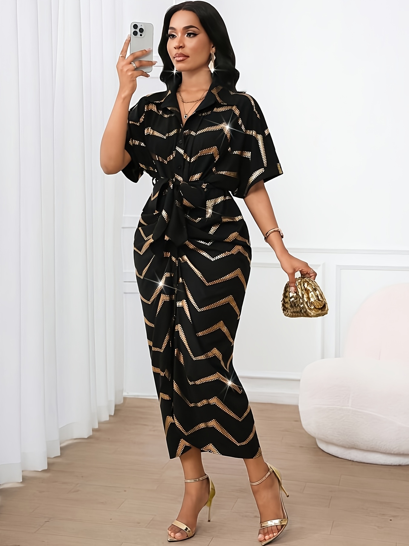 slim fit dress slacks Dance Floor Delight Shimmer Dress Curves – Impressions Online Boutique