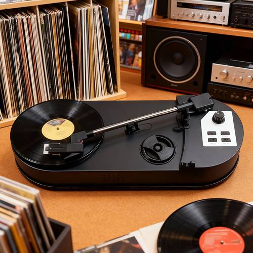 mini usb turntable record player with speaker vinyl turntable audio player gramophone
