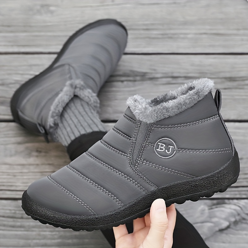 Women's Warm Winter Snow Boots, Plush-Lined Insulated Shoes