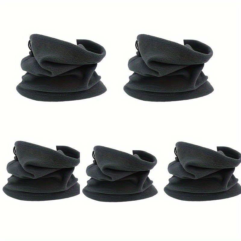 5 st set justerbar polar fleece halsduk öronvärmare 3 i 1 - Temu Sweden