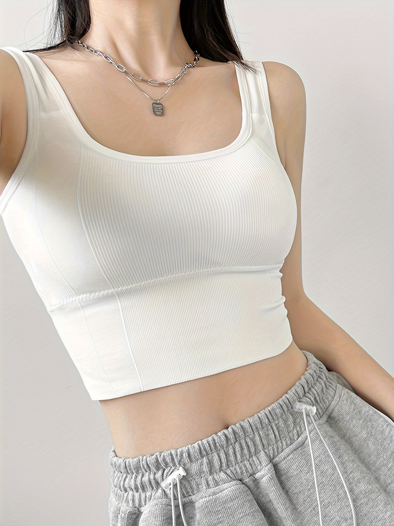 Punto Blanco Top De Hacer Ejercicio Tops Para Ejercicio 2025