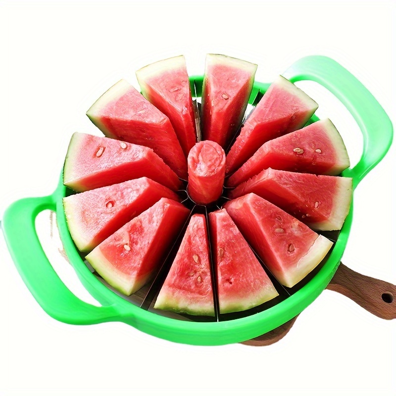 

Effortless Watermelon Slicer - Durable Stainless Steel, Non-slip Handle For Home & Commercial Use