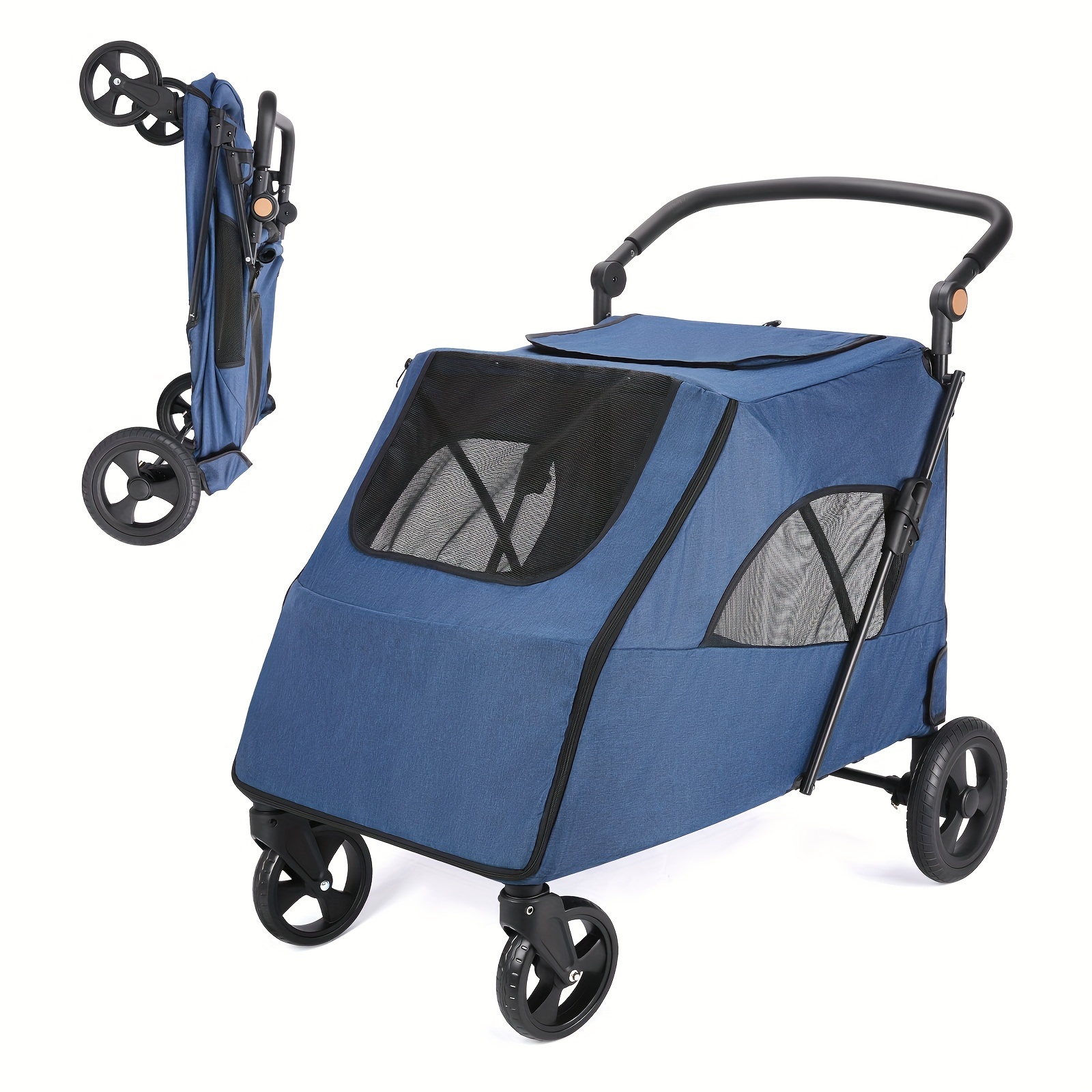 TEMU Dog For - Upto 120 Lbs Pet , Folding , , Rear ,