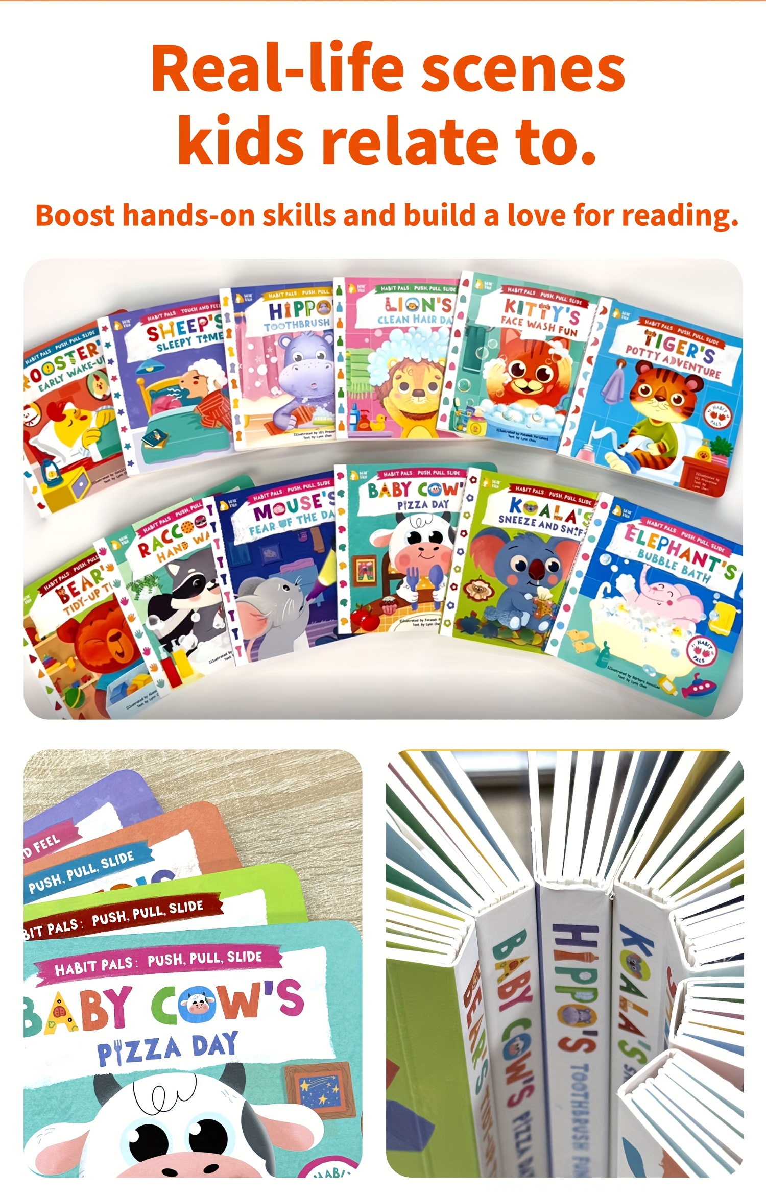 Bear's Tidy-up Time Children Book, Picture Book with Vibrant Bear illustrations, Interactive Book for Age 0-3, Lift-the-Flap Book, push, pull and slide, Good habit formation| Boost Reading Hobby| Spark Brain Thinking, Touch And Feel books, Busy book, Lift-the-Flap Book, Engaging learning books, Best Birthdays, Holiday Gifts, Ideal Travel and Bedtime Reading Resources, Preschool& Parent-Child Learning Activities