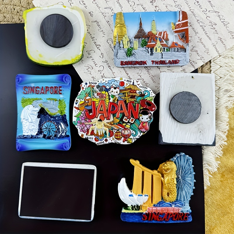 Aimant De Réfrigérateur 3D Souvenir Du Canada De Montréal, Décoration De Maison Et De Cuisine