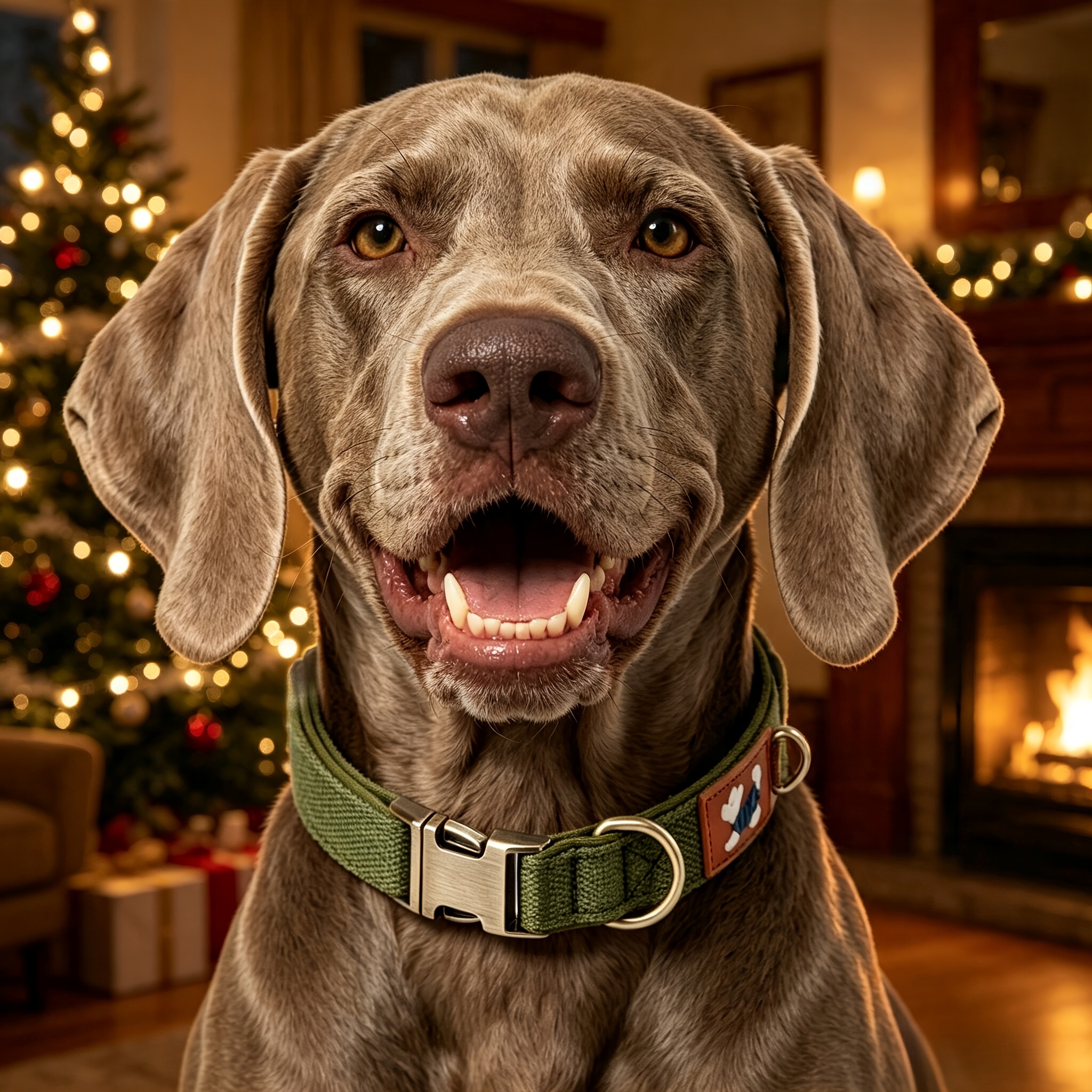 Vintage-Style Dog Collar, Wear-Resistant and Durable