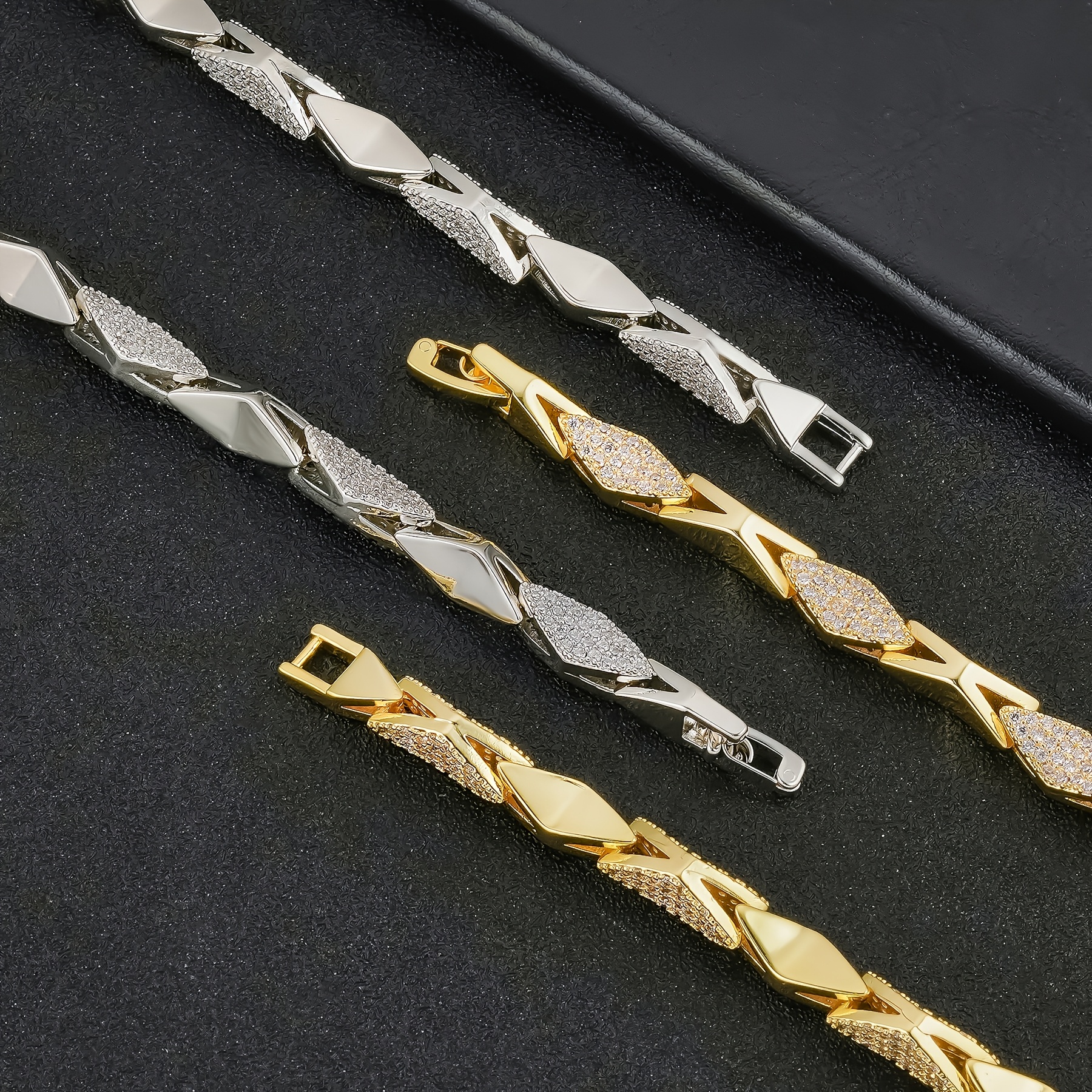 Men's Irregular Geometric Necklace — Hip-Hop Style Gift