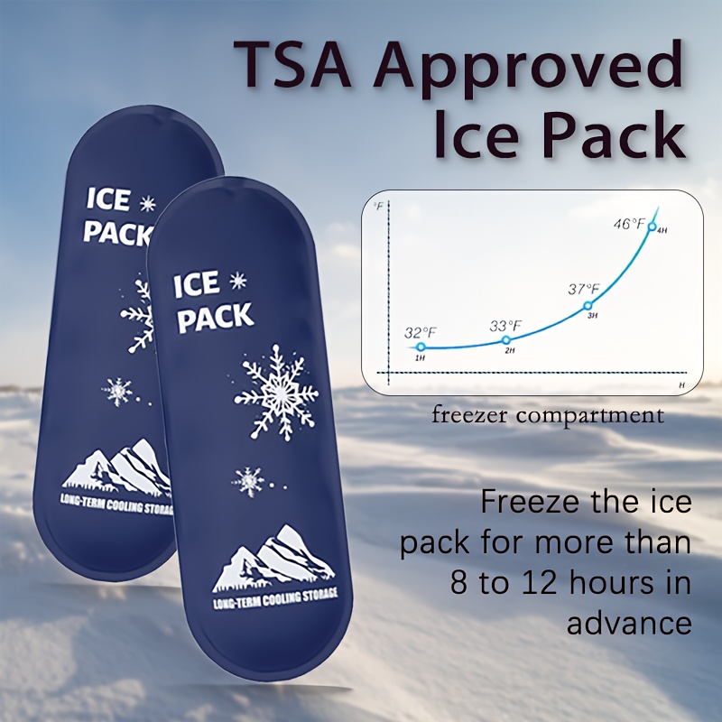 1pc Premium Insulin Cooler Travel Case with 2 Gel Ice Packs - EVA & Aluminum, Zippered Compartment for Supplies, Pens, Glucose Strips - Ideal for Outdoor Sports & Activities, Accessories