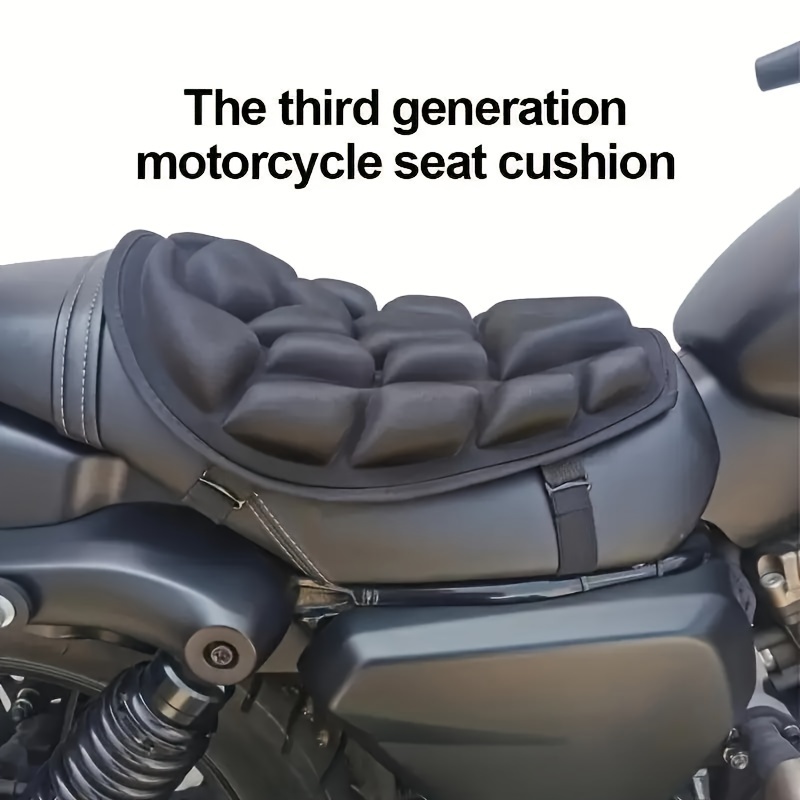 

3d Stereo Motorcycle Pad: Breathable Heat Dissipation And Shock Absorption For Motorcycle Enthusiasts