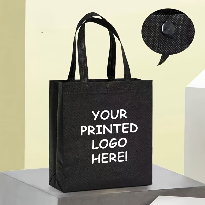 23pcs Customizable Reusable Handbags, Large Capacity Tote Bags
