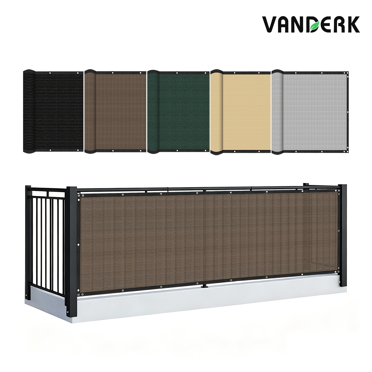 TEMU Lightweight Balcony Privacy Screen, Garden Privacy Screen, Light-blocking Privacy Screen, Breathable And , Suitable For