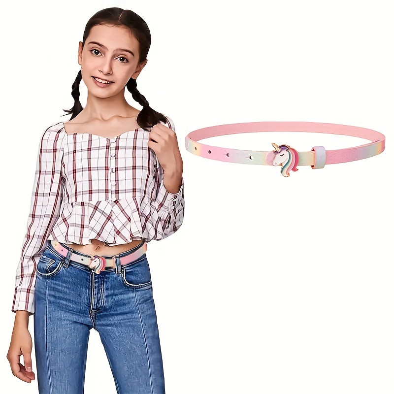 1pc Sweet Decorated Dress Jeans Belt For 14-16 Year Old