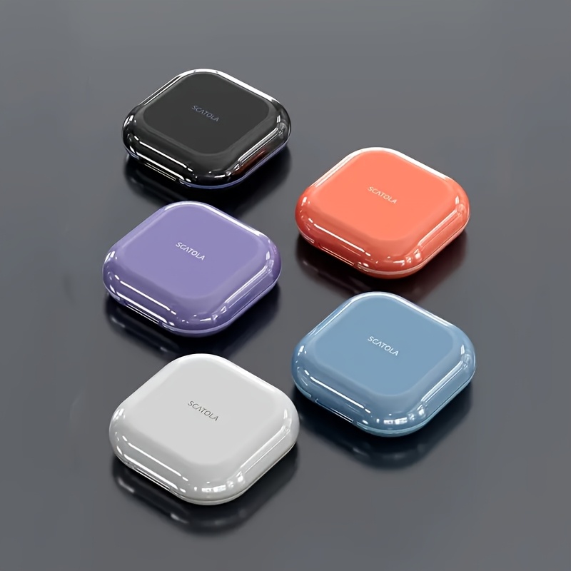 Compact Travel Pill Organizer with 4 Compartments, Portable Medicine Holder