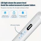 active pencil for ipad 2018 2024 with touchscreen functionality palm tilt control magnetic attachment rechargeable lithium polymer battery usb charging for ideal gift for