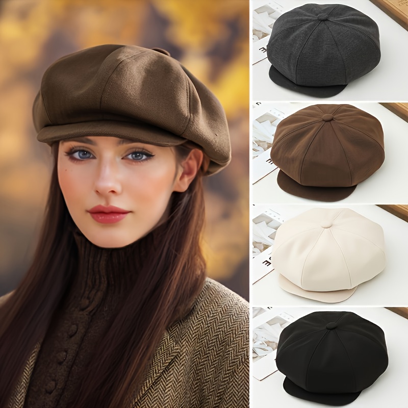 1pc womens lightweight octagonal hat elegant vintage like  display picture 1