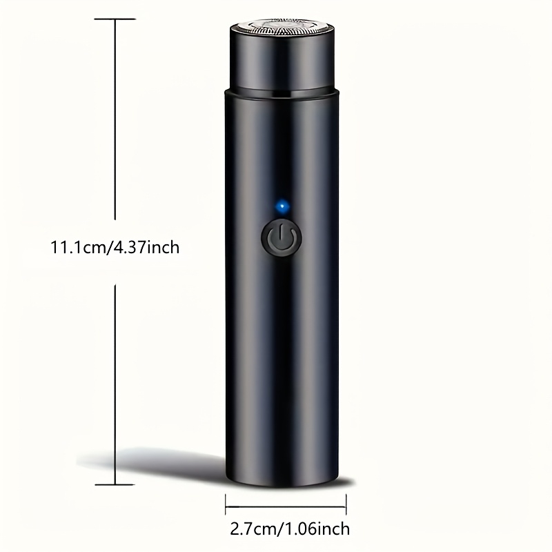 Afeitadora Eléctrica Rotativa para Hombres, Diseño Ultracompacto y Portátil, Nuevo Sistema de Cuchillas, Motor Potente sin Residuos, Carga Rápida USB, Larga Duración de Batería, Afeitadora, Regalo Exquisito para Novio o Padre