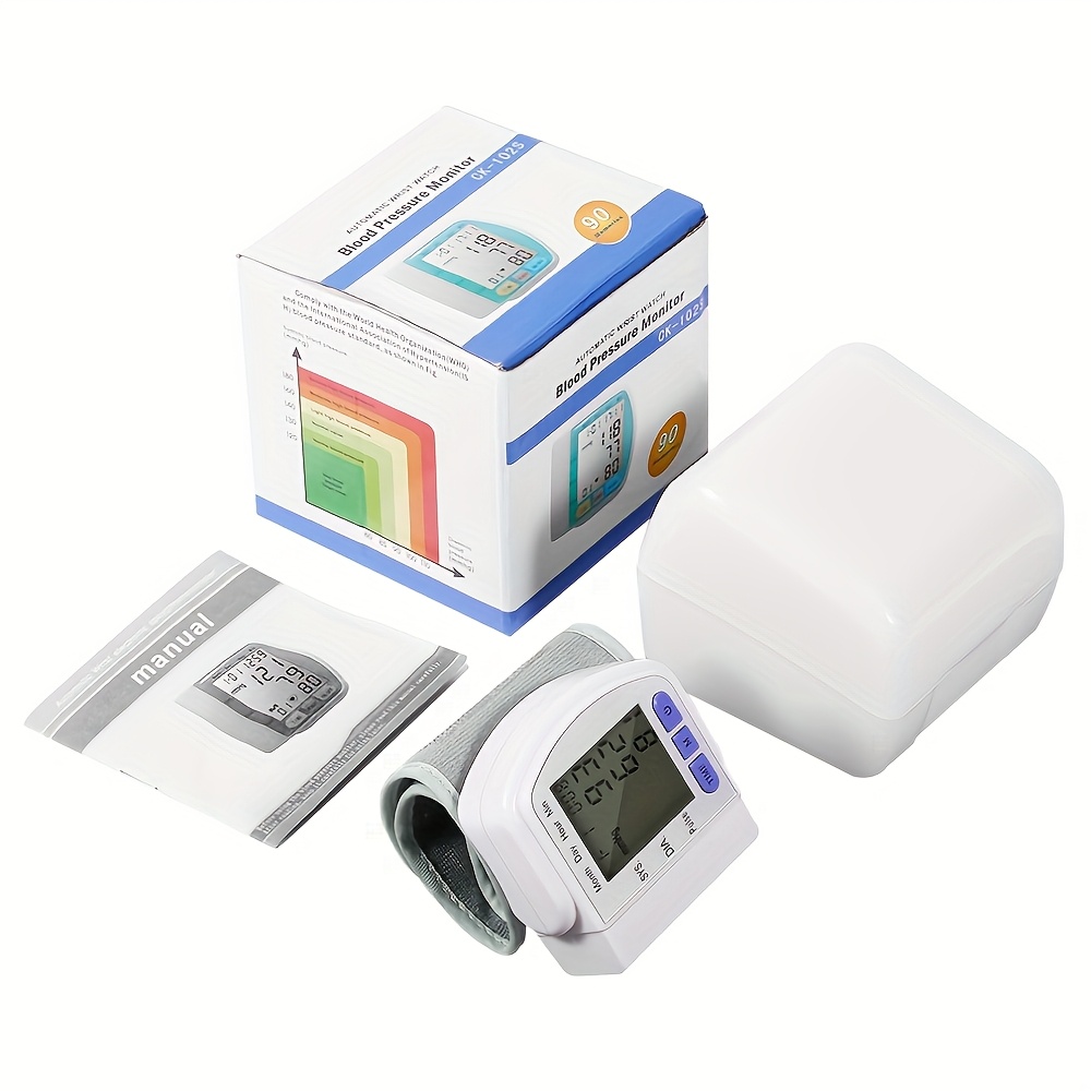   kun automatic digital wrist   with large lcd display and adjustable cuff suitable for adult use battery operated 36v or below no   Product details 5
