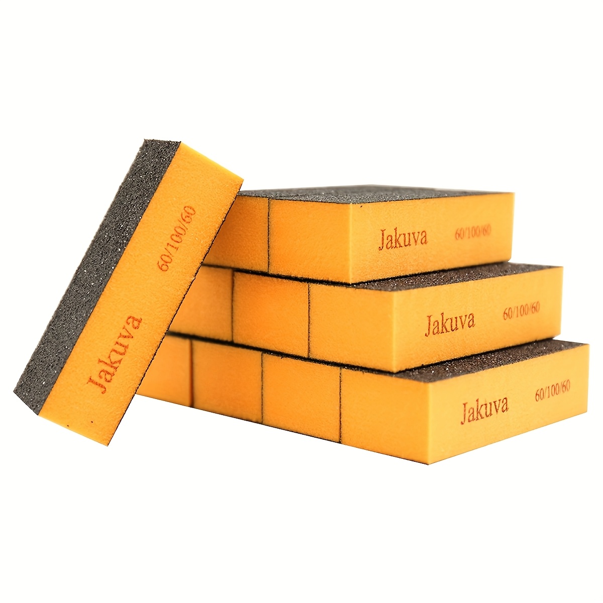 E-shop 10 Stück Nagelpolierblock Professioneller Nagelpolierer Feile 60/100/60 Körnung 3-seitige Schleifblöcke für Nägel Pediküre Maniküre Werkzeug