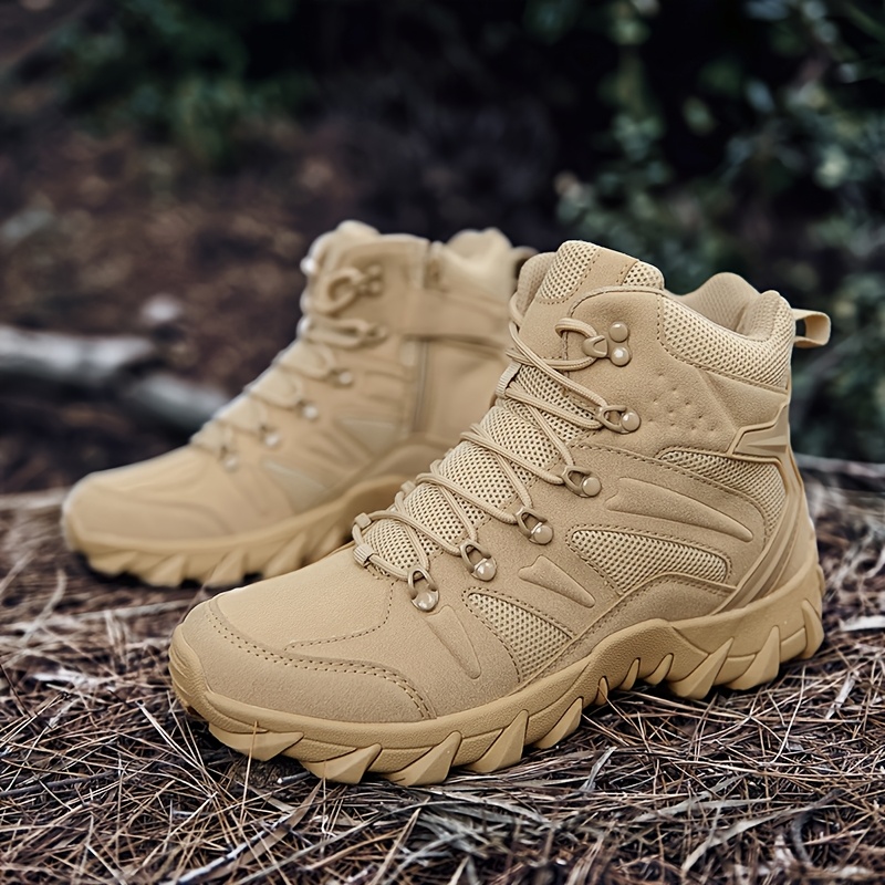 Image of Men's Outdoor Low-cut Training Hiking Boots, Casual Comfortable Trekking Shoes, Men's Athletic Hiking Boots