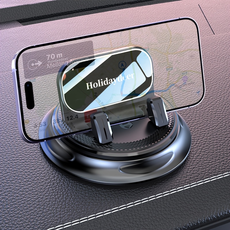 TEMU [2025 New Car Mount] 360° Rotating Car Mount Car Phone Holder Stand Upgraded Stand Phone Holder For Car Compatible With Iphone