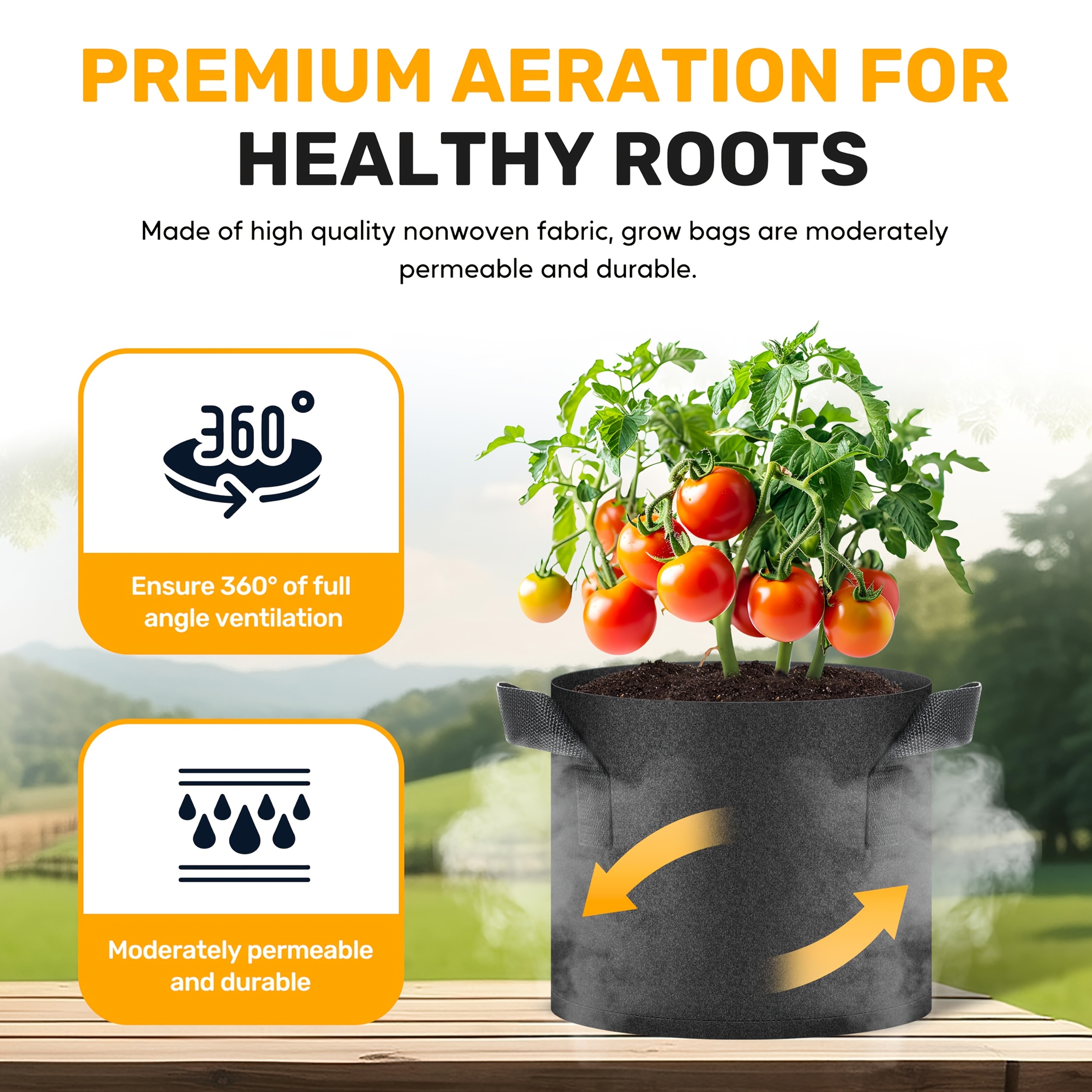 Fluffy Dream Heavy-Duty Plant Grow Bags