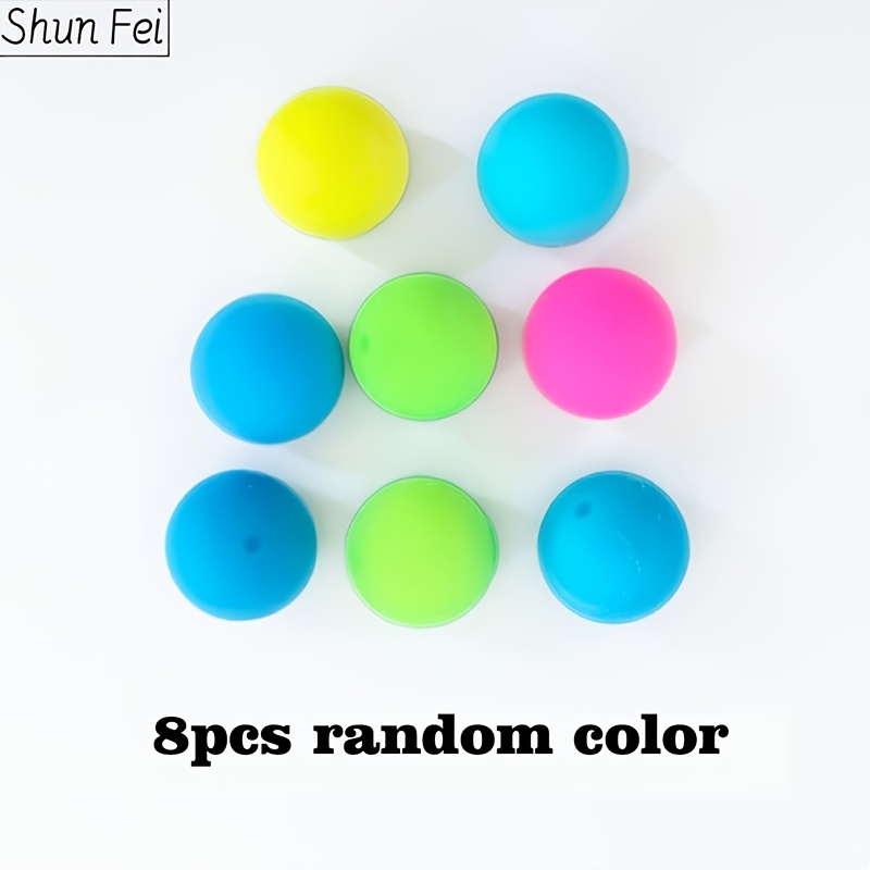 Fei 8pcs Random Color Squeezable Ball, 8 Pieces In A Pack - A Ball Toy - As A Gift Package For Children At Parties - Classroom Rewards - An Ideal Birthday/festival Gift