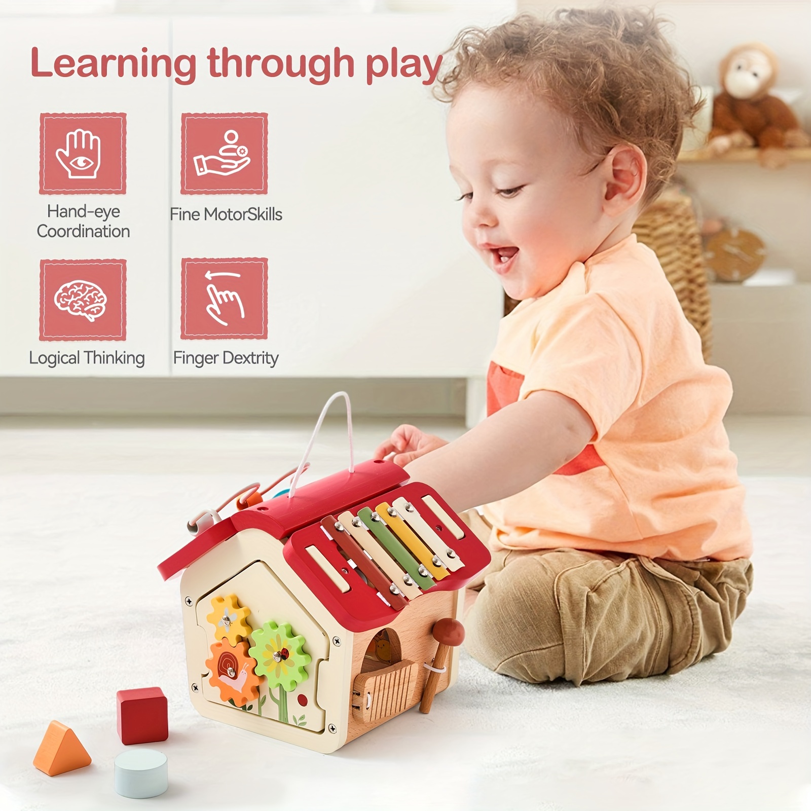 Busy Cube Montessori Toy Baby Blocks Montessori Toys For Year