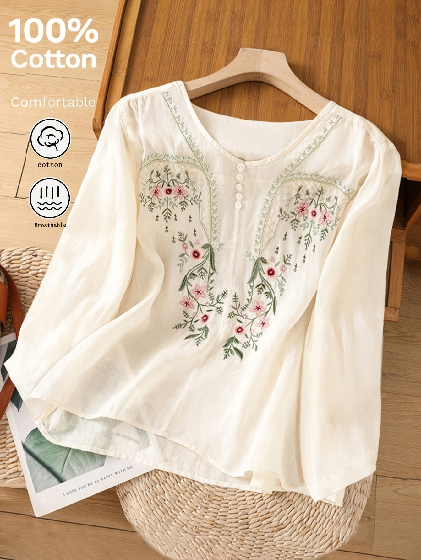 Blusas Bordadas Blusas Boho Chic Mujer Verano Mujer Mexicano