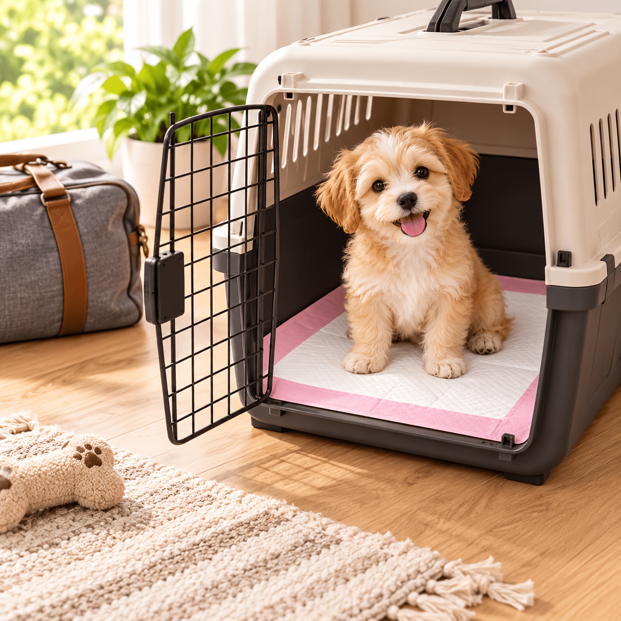 pet training mats 7 mats per pack suitable for dogs   absorbent clean hygienic and durable pink Product details 0