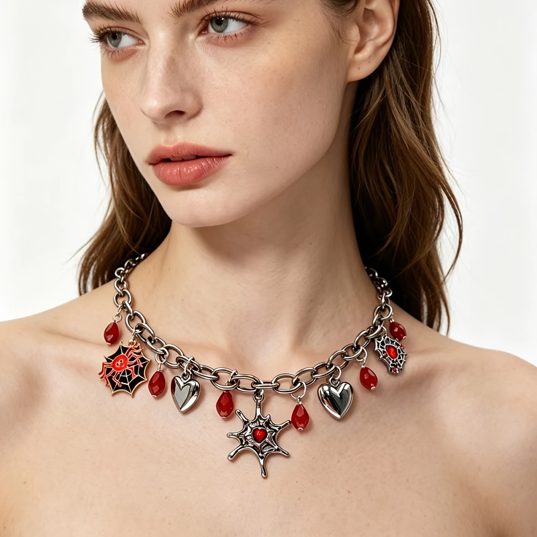 Fashion Halloween Vintage Charm Pendant Necklace