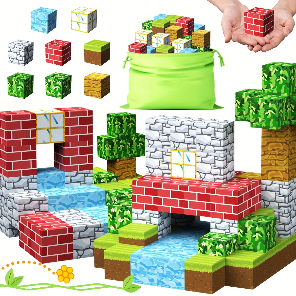 Magnetic Building Blocks Set