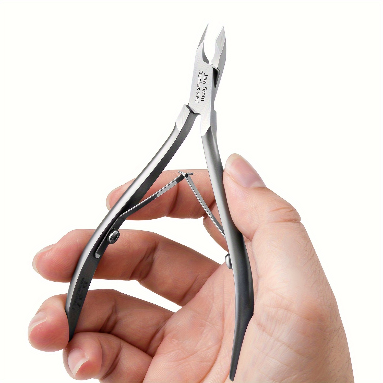 

Nail Art Cuticle Clipper - Stainless Steel Manicure & Pedicure Scissors, Dead Skin Trimmer, Oblique Cutter For Precise Nail Groove Care